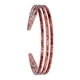 thumbnail image 4 of Diadema de mujer con tres filas, cómoda de usar para leer y escribir, hueca. Rojo, 4 of 8