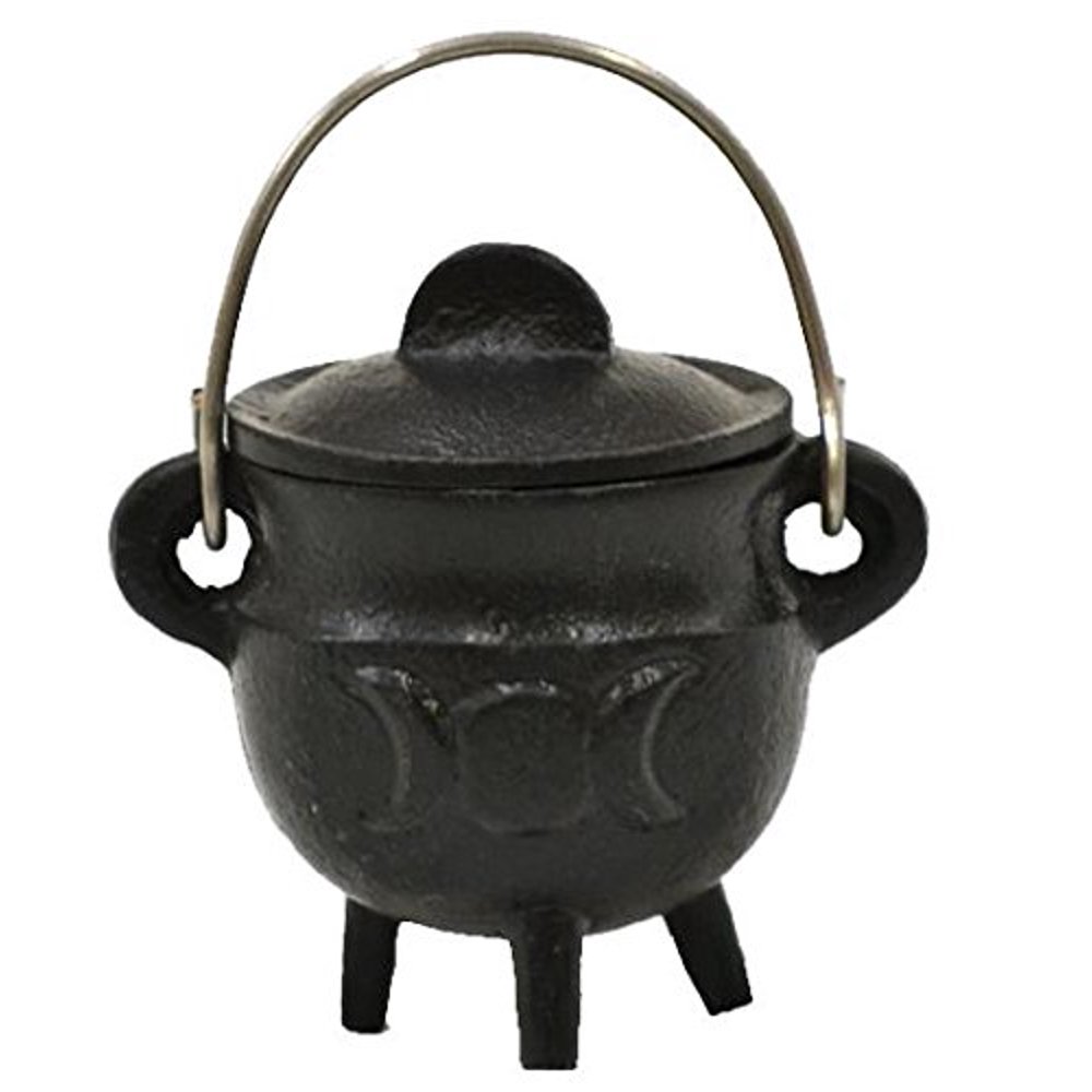 Small Triple Moon Cast Iron Cauldron