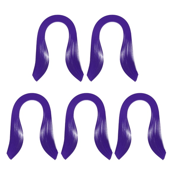 Quilling Strips Paper 600pcs 5mm 39cm Origami Paper Quilling Kits for Art DIY Craft Christmas, Dark Purple