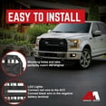 thumbnail image 5 of AMERICAN MODIFIED Armor Front Grille for 2015-2017 Ford F150, Glossy Black, 5 of 10
