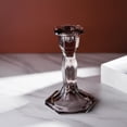thumbnail image 1 of Portavelas de Cristal Perfecl Candelabro Gris B, 1 of 8