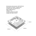 thumbnail image 2 of Ventilador de Pc 120mm Silencioso Sin Luz Para Pc Belug Blanco, 2 of 4