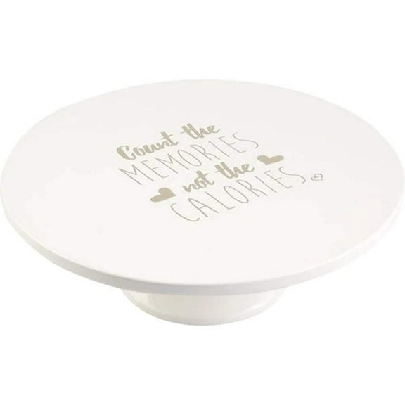 Precious Moments Count The Memories Not The Calories Ceramic Pedestal Cake Stand 183437