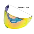 thumbnail image 4 of Lente De Visera De Casco Pc Visera De Casco De Motocicleta Visera De Casco De Motocicleta De Cara Completa Compatible Con Ff-353 320 328 800 Casco De Motocicleta Montar seitruly VI009215-02, 4 of 6