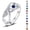 Blue-NO.7, variant on Infinity 12 Birthstone Mini Ring Hold Loved Ones Ashes Cremation Urn Ring for Women Finger Ring Memorial Jewelry