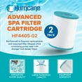 thumbnail image 2 of Hurricane 6 Pack HF4405-02 Advanced Pool and Spa Filter Cartridge Replacement, 2 of 9