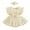 Apricot, variant on ZINTAOZT Newborn Baby Girl Romper Dress Outfits Flower Mesh Lace Ruffle Jumpsuit Dress Headband Cute Summer Clothes