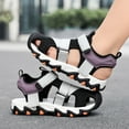 thumbnail image 6 of Ketyyh-chn99 Toddler Sandals Boys Girls Sport Water Sandals Closed-Toe Outdoor Size for US 11.5,Grey, 6 of 9