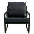 thumbnail image 2 of Lloyss Mid-Centyry Modern Accent Chair with Metal Frame, 2 of 7