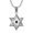 Evil Eye, variant on Star of David Cross Necklace 925 Sterling Silver Magen David Hexagram Necklace Jewish Israel Protection Jewelry Gifts for Women Men