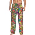thumbnail image 1 of Fotbe Colorful Dinosaur Pantalones de Pijama para Hombre, Pantalones de Dormir, Pantalones de Casa con Cintura Ajustable y Bolsillos-XX-Large, 1 of 6