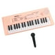 thumbnail image 3 of Piano electrónico para niños con un solo altavoz, 37 teclas y micrófono. Rosa, 3 of 9