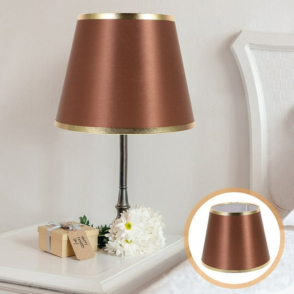 LOLIPPYY Small Drum Lamp Shade Lampshade Fabric Protection Home 1 Set 10.2*6.7*6.7in