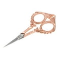 thumbnail image 3 of Uxcell 5" Stainless Steel Vintage Bird Style Scissors for Embroidery Cross Stitch Sewing Rose Gold, 3 of 6