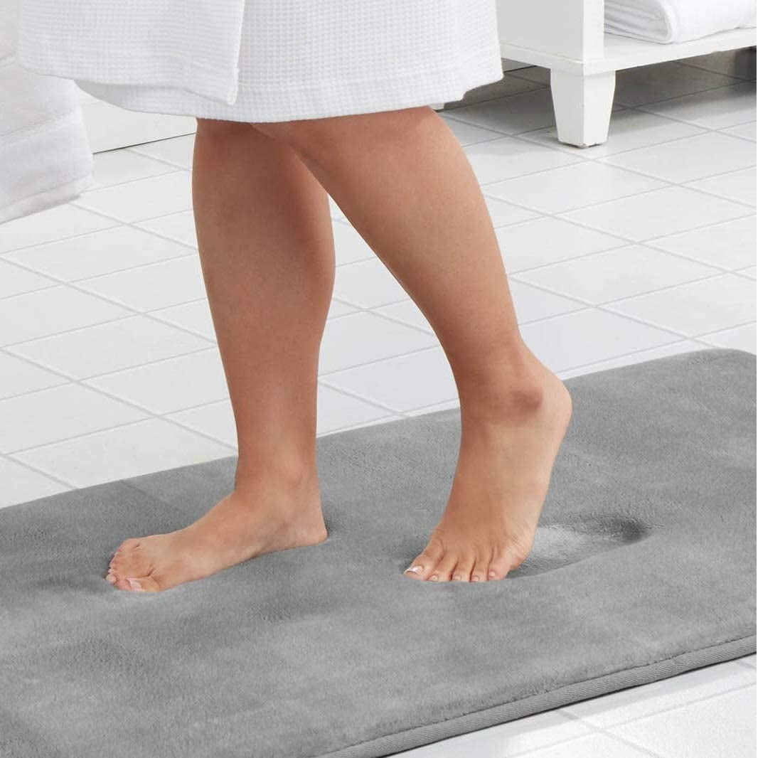 Details about   Super Soft Microfiber Memory Foam Bath Rug Extra Absorbent and Comfortable Machi 