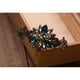 thumbnail image 3 of Pinzas para el Cabello Macarena Joyas de Pelo Vintage Azul Garra de pelo grande para mujer, 3 of 8