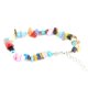 thumbnail image 1 of Nvzi Pulsera de cuentas hecha a mano, adecuada, pulsera ajustable de cristal de piedra natural vintage (color), 1 of 5