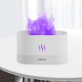 thumbnail image 2 of Humidificador de aire portátil USB 3D Flame Seven Colors Silent Cool Mist Difusor de aceite esencial para dormitorio Bebés Guardería Decoración para Blanco, 2 of 7