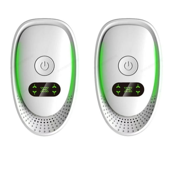 JahyShow 2Pack Plug-in Quiet for Bedroom Pet Toilet Kitchen and Office-White