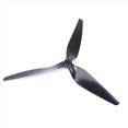 thumbnail image 4 of 8 Piezas de Hélice de Nailon Reforzado con Carbono Negro de 3 Palas de 10 X 5 X 3 Pulgadas para Accesorios de Dron RC FPV, 4 of 5