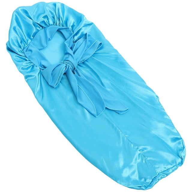 Decorative Sleep Cap Practical Sleep Hat Convenient Satin Hat Curly Hair Braids Sleep Cap