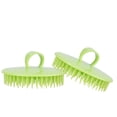 thumbnail image 2 of Silicone Scalp Massage Brush with Grip Handle, Exfoliates Dirt, Promotes Circulation, for Home Use, 2 of 7