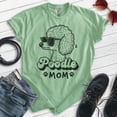 thumbnail image 2 of Poodle Mom T-shirt, Unisex Women's Shirt, Standard Poodle Owner, Best Dog Mom Gift, Heather Apple Green, X-Large, 2 of 6