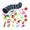 thumbnail image 2 of Juego de juguetes para gatos 22 piezas Perfecl túneles plegables B99505, 2 of 8