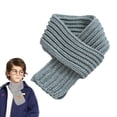 thumbnail image 1 of Bufanda para niños pequeños, bufandas cálidas tejidas para invierno para niños y niñas, calentador de cuello, 1 of 6