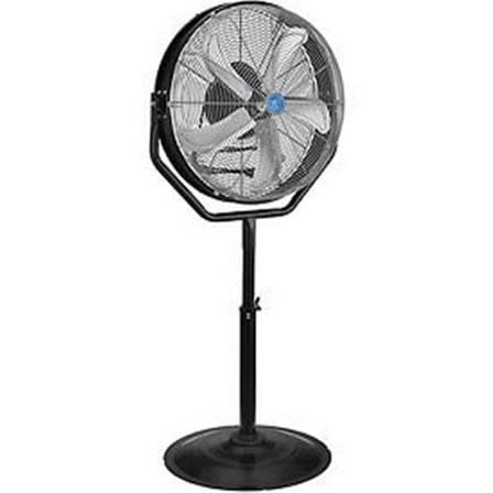 CD Industrial 24 in. Internal Orbital Pedestal Fan - 0.13 HP 7,765CFM - Black