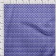 thumbnail image 4 of oneOone Polyester Spandex Medium Blue Fabric Chevron Sewing Craft Projects Fabric Prints By Yard 56 Inch Wide, 4 of 4