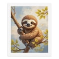 thumbnail image 5 of Paint By Numbers Kit for Adults Beginner - DIY Adorable Sloth On Tree Branch Canvas Painting Kits for Adults, Frameless Paint By Number for Adults for Home Wall Decor 16x20 Inch, 5 of 7