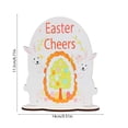 thumbnail image 2 of WEGFTDUOP Easter Festival Supplies Easter Desktop Decoration Rabbits Easter Egg Ornaments Rural Wooden Crafts Ornaments, 2 of 6