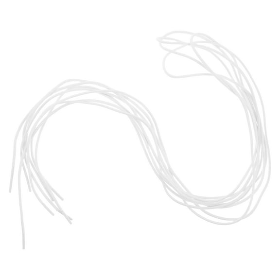 Zehuanyu Set of 4 White Anti-Wrinkle Boot Laces 140x0.30x0.30 CM for Boots