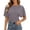 Grey*, variant on RUTAYY Women's T-Shirt Elegant Solid Color Batwing Short Sleeve Crew Neck Tee Shirts Casual Everyday Wear Trendy Trip Tees