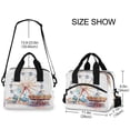 thumbnail image 3 of Lunch Bag Portable Crossbody Meal Bag Cooler Bag Insulated Lunch Bag Food Bag Handheld & Crossbody Design Colorful Ferris Wheel, 3 of 6