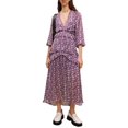 thumbnail image 3 of Maje womens  Ronirique Maxi Dress, T36, Purple, 3 of 4