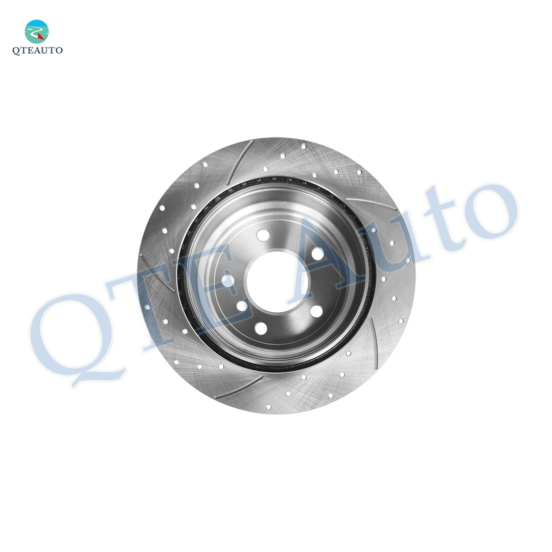 Set of 4 Front 312mm-Rear 300mm Drilled Slotted Brake Disc Rotors For 2007 2008 328XI