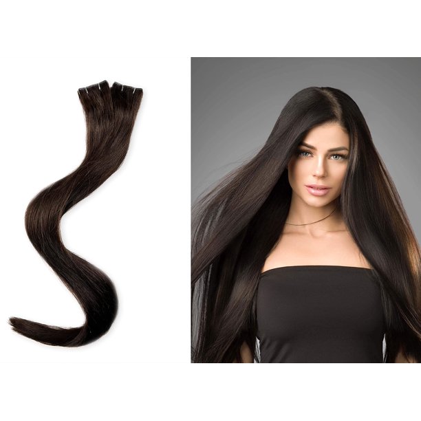 Bebe y Lola Remy Cinta Invisible en Extensiones de Cabello Sin Costuras (20 piezas) 50 gramos (#2 18"" (50g))