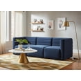 thumbnail image 2 of Meridian Furniture Quincy Navy Velvet Modular Sofa, 2 of 27