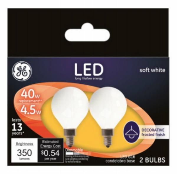 Westinghouse 0514900 7W Replaces 60W Globe G25 Dimmable Soft White LED Energy Star Light Bulb with Medium Base 
