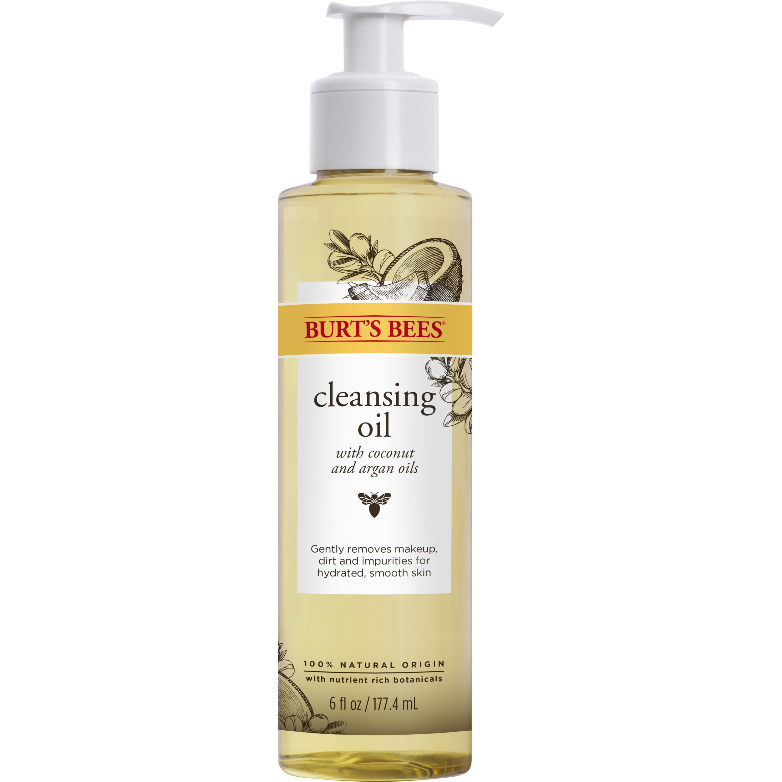 Burt's Bees Facial Cleansing Oil for Normal-Dry Skin, 6 fl oz