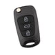 thumbnail image 3 of Carcasa de telemando de 3 botones para coche, chip de 433 MHz interior para I30 Ix35 Cola Cubierta remota de la caja del llavero del coche, 3 of 3