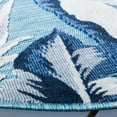 thumbnail image 4 of SAFAVIEH Cabana Rosario Indoor/Outdoor Area Rug, Aqua/Navy, 7' x 7' Round, 4 of 12