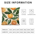 thumbnail image 5 of SHANXI  Summer Throw Pillow Covers Fruit Leaves Pillow Cases Lemon Orange Decorative Cushion Covers for Sofa Couch 22x22in, 5 of 5