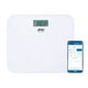 thumbnail image 1 of Báscula digital A&D Medical UC-356BLE, báscula de baño con Bluetooth, plataforma ultra ancha y pantalla grande, sincronizable con la app A&D, 249 kg (550 lb), pilas incluidas, compatible con FSA/HSA,, 1 of 5