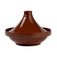 thumbnail image 4 of Terra Tek 26 oz Terracotta Tagine Pot - Glazed Interior, Oven-Safe, Microwave-Safe - 9'' x 9'' x 6 1/2'' - 1 count box, 4 of 10