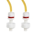 thumbnail image 2 of Aopin Liquid Level Switch Sensor PP, Water Liquid Level Sensor Float Switch, Plastic Ball Float Controller for Water Pump Fish Tank Cistern Sump Filter Aquarium Swim Pool Garden Pond Liquid 2 Pcs, 2 of 4