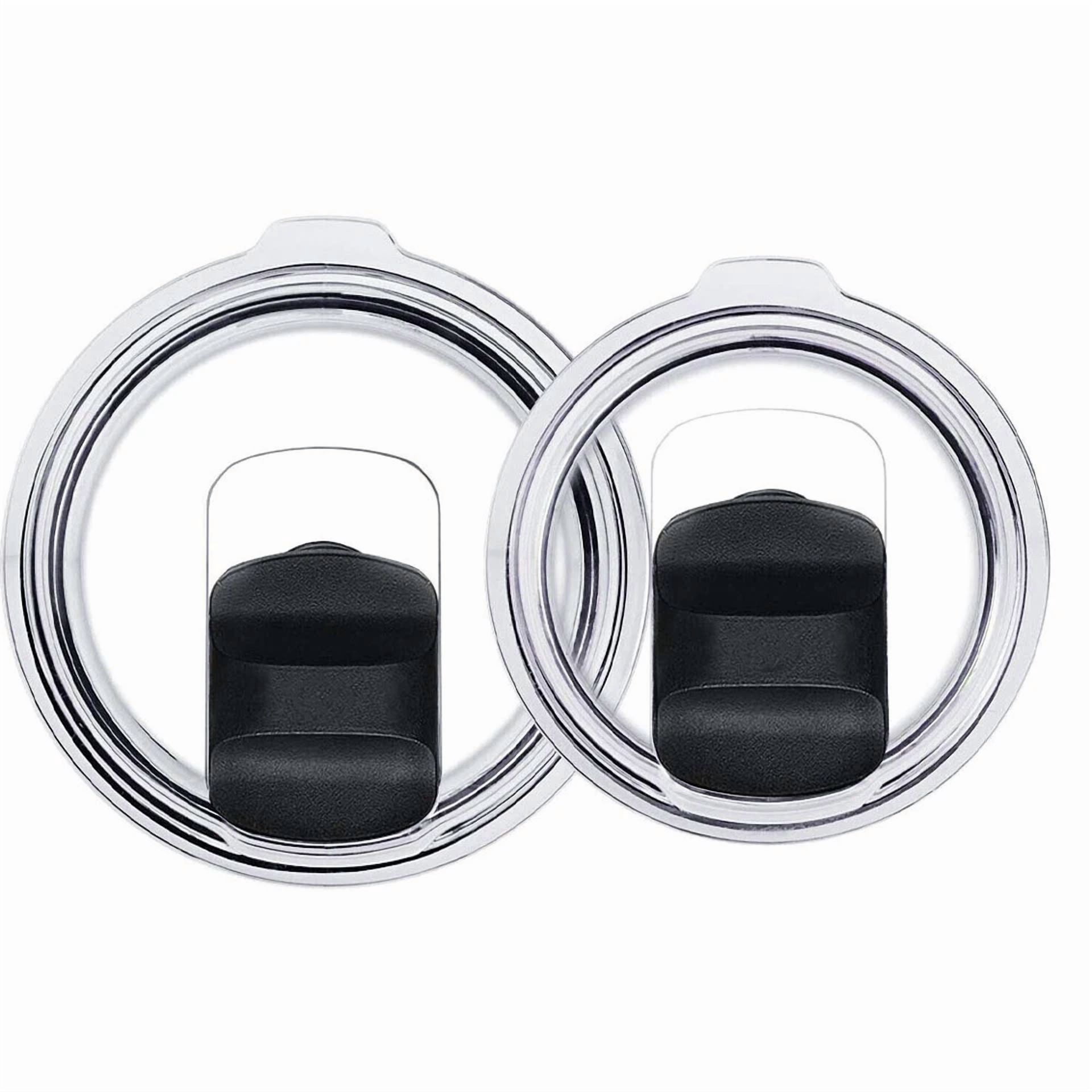CIRCLE- 2X 30 Oz Splash Spill Proof Magnetic Slider Lid For Yeti Rambler Tumbler Cup