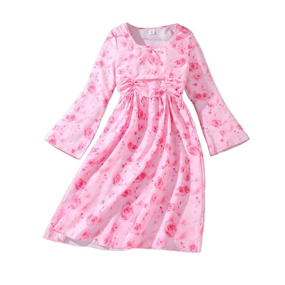 FDDMis Denim Dress Knee Length Dress Kids Princess Dress Girl Outfits 4t Clothes for Boys Girls 5t Clothes Gifts for 8 Year Old Girl 9 Year Gifts, Red 10 Years